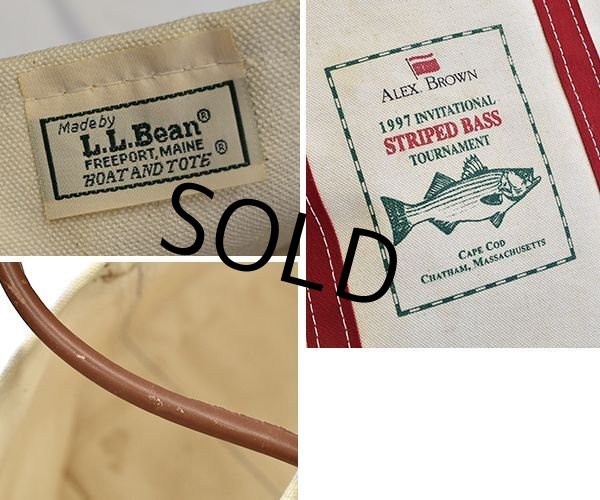 画像2: 90's【ビンテージ】LLビーン【L.L.bean】【レザーハンドル】キャンバス【トートバッグ】  (2)