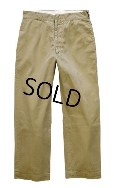画像2: 【60's】【ビンテージ】【U.S.ARMY】米軍実物【チノパンツ】【チノパン】【32×29】  (2)