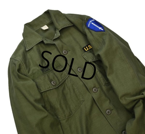 画像4: 【60's】ビンテージ【米軍実物】【u.s.army】OG107【ユーティリティシャツ】【14 1/2-33】  (4)