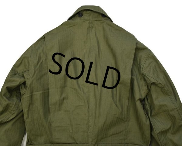 画像6: 【デッドストック】40's【ビンテージ】u.s.army【米軍実物】【M-43】HBT【ヘリンボーン】【オールインワン】【つなぎ】【38R】  (6)