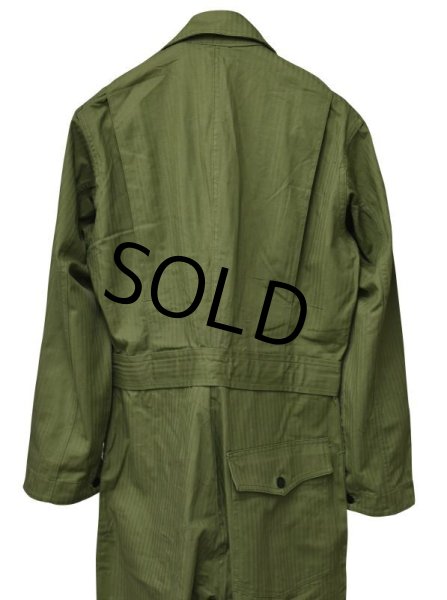 画像5: 【デッドストック】40's【ビンテージ】u.s.army【米軍実物】【M-43】HBT【ヘリンボーン】【オールインワン】【つなぎ】【38R】  (5)