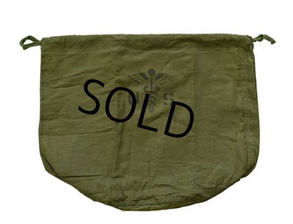 画像4: 60's【デッドストック】【ビンテージ】【米軍】【U.S.ARMY】【Patients effects BAG】【ペーシェントエフェクトバッグ】巾着 【ポーチ】  (4)