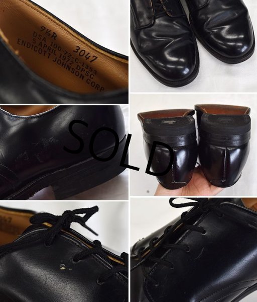 画像2: 【程度良好】70's【ビンテージ】【U.S.NAVY】【サービスシューズ】【9 1/2R】【27.5cm程度】  (2)