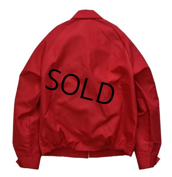 画像3: 【ほぼ未使用】【USA製】【スポーツマスター】【赤】【SKILLS USA】【ジップアップブルゾン】【サイズM】  (3)