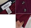 画像2: 【USA製】 ビンテージ【AUREA】【エンジ×フェアアイル柄】【半袖ポロシャツ】【サイズＬ】  (2)