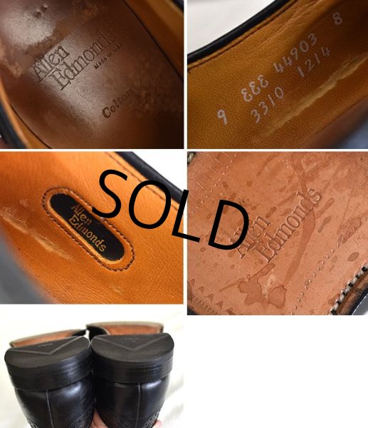 画像2: 【USA製】【アレンエドモンズ】【Allen Edmonds】Colton【メダリオン】【ストレートチップ】【9 EEE】【27cm程度】  (2)