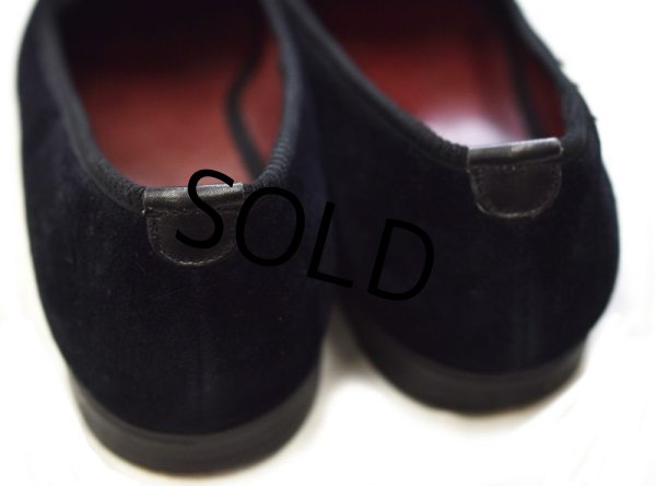画像5: イングランド製【ビンテージ】【BRITCHES of Georgetowne】黒【ベロア】【スリッポン】【28cm程度】  (5)