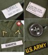 画像2: 【60's】【米軍実物】ビンテージ【U.S.ARMY】【OG107】平ボタン【ユーティリティシャツ】【サイズ Ｓ】  (2)