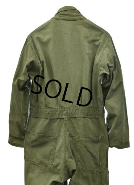 画像3: 40's【ビンテージ】U.S.ARMY【米軍実物】HBT【ヘリンボーン】【つなぎ】【オールインワン】  (3)