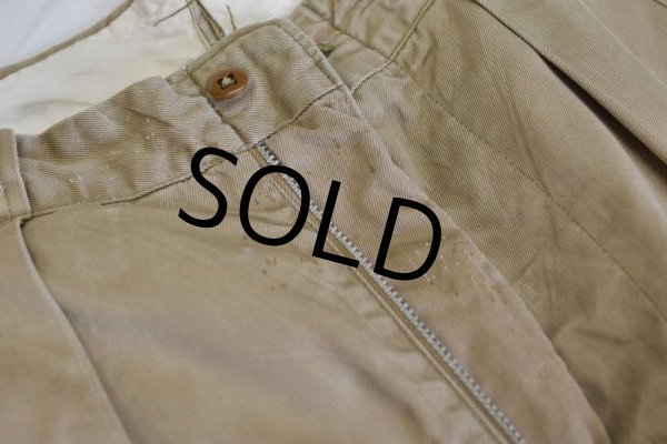 画像6: 50's【米軍実物】U.S.army【ビンテージ】【チノショーツ】【ショートパンツ】【W30 Long】  (6)