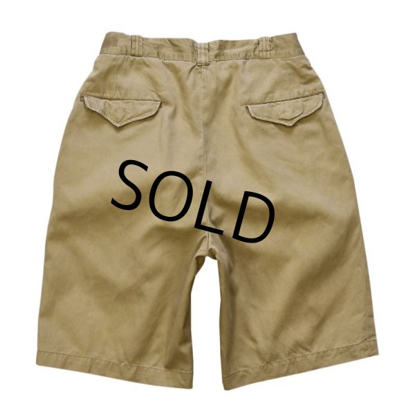 画像4: 50's【米軍実物】U.S.army【ビンテージ】【チノショーツ】【ショートパンツ】【W30 Long】  (4)