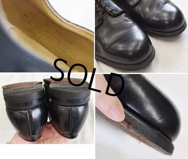 画像2: 70's【ビンテージ】【米軍実物】【U.S.NAVY】【サービスシューズ】【10 W】【28cm程度】  (2)