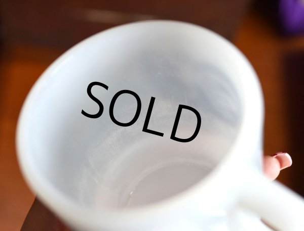 画像6: 【Fire King】【ファイヤーキング】【白×青】【グレートシール】【スタッキング】【マグカップ】  (6)