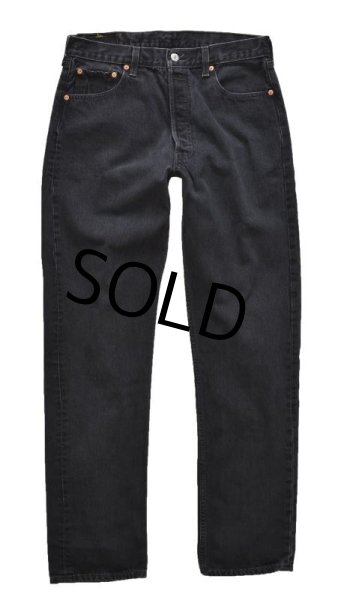 画像2: 【ビンテージ】【USA製】【LEVI'S】【リーバイス】【501】黒【ブラックデニム】【34×34】  (2)