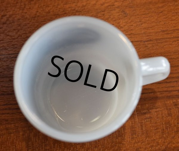 画像5: 【Fire King】【ファイヤーキング】【白×青】【グレートシール】【スタッキング】【マグカップ】  (5)