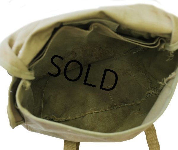 画像7: 40's【ビンテージ】ww2【米軍実物】 U.S.ARMY【ショルダーバッグ】ステンシル入り【ミュゼットバッグ】   (7)