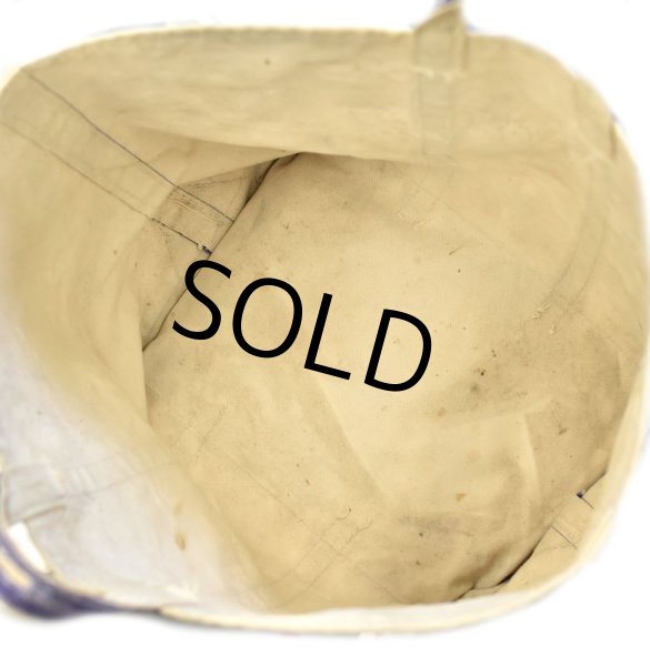 画像5: 80's~ ビンテージ【OLD トートバッグ】【紫×白】   (5)