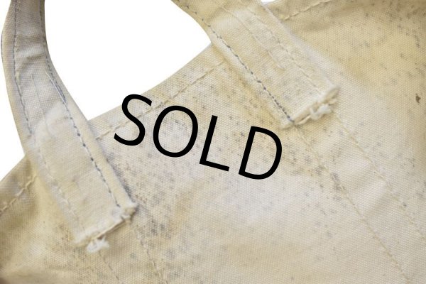 画像7: 80's~ ビンテージ【OLD トートバッグ】【紫×白】   (7)