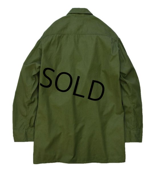 画像4: 60's【ビンテージ】【米軍実物】【ノンリップ】【ジャングルファティーグシャツ】【ファティーグジャケット】【S-R】  (4)