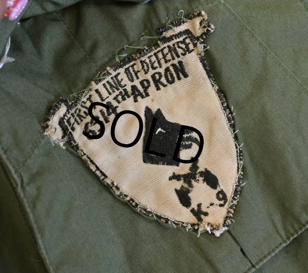 画像3: 60's【ビンテージ】【米軍実物】【ノンリップ】【ジャングルファティーグシャツ】【ファティーグジャケット】【S-R】  (3)