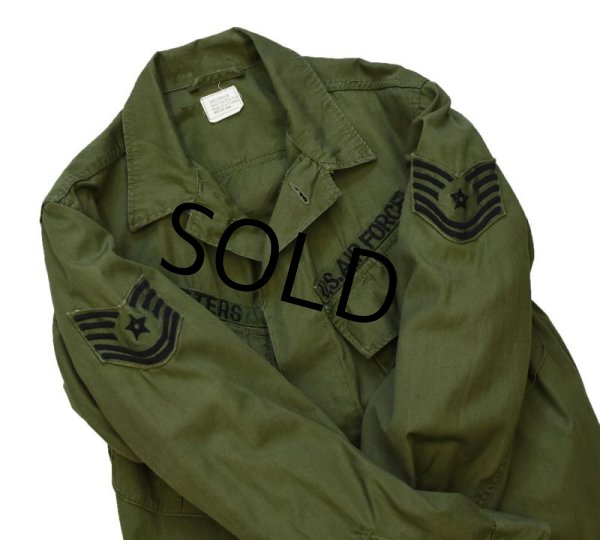 画像5: 60's【ビンテージ】【米軍実物】【ノンリップ】【ジャングルファティーグシャツ】【ファティーグジャケット】【S-R】  (5)