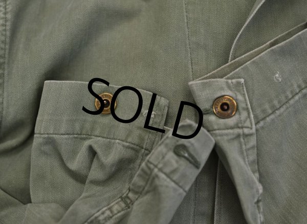 画像4: 40's【ビンテージ】【米軍実物】【USMC】M41【P41】ＨＢＴジャケット【カバーオール】【サイズ３６】  (4)