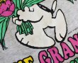 画像4: 【ＵＳＡ製】 【Tultex】【グレー】スヌーピー【I LOVE GRANDMA A WHOLE BUNCH！】【Ｔシャツ】 【サイズＬ】   (4)