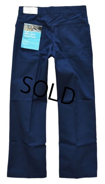 画像4: 【デッドストック】【ビンテージ】【ビッグマック】【紺】【ワークパンツ】【32×29】  (4)