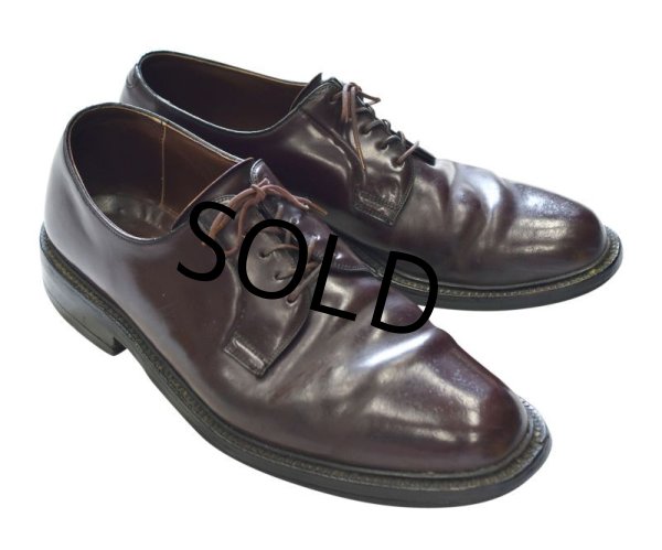 画像6: 【ビンテージ】FRENCH SHRINER【フレンチシュライナー】【コードバン】【プレーントゥ】【レザーシューズ】【11 D】【29cm程度】  (6)