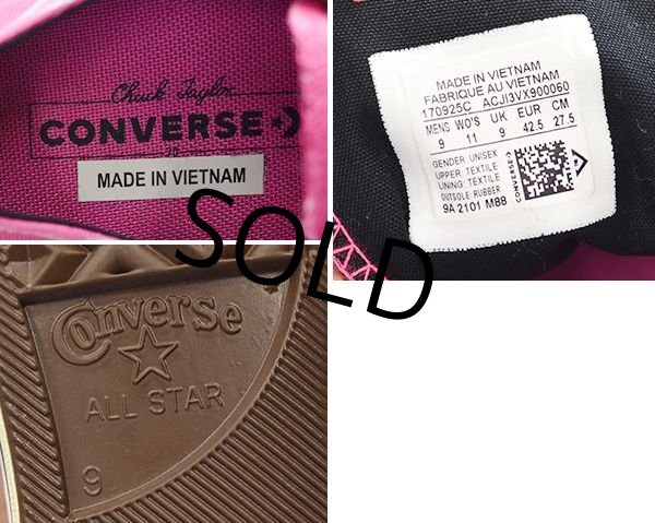 画像2: 【新品未使用】【コンバース】converse【CT70】【170925C】【ピンク】【メンフィス柄風】【チャックテイラー】【オールスター】【ローカット】【サイズ27.5ｃm】  (2)