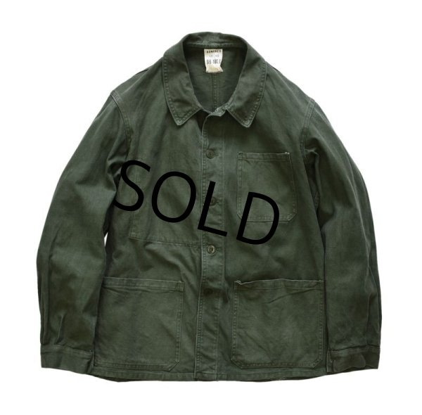 画像1: 【ビンテージ】【フランス軍】【フレンチアーミー】【カバーオールジャケット】【サイズ96-100Ｌ】  (1)