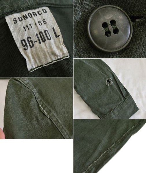 画像2: 【ビンテージ】【フランス軍】【フレンチアーミー】【カバーオールジャケット】【サイズ96-100L】  (2)