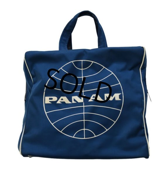 画像7: 70's【ビンテージ】【PANAM AIRLINE】【パンナム】パンアメリカン航空【エアラインバッグ】トートバッグ ハンドバッグ   (7)