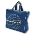 画像1: 70's【ビンテージ】【PANAM AIRLINE】【パンナム】パンアメリカン航空【エアラインバッグ】トートバッグ ハンドバッグ   (1)