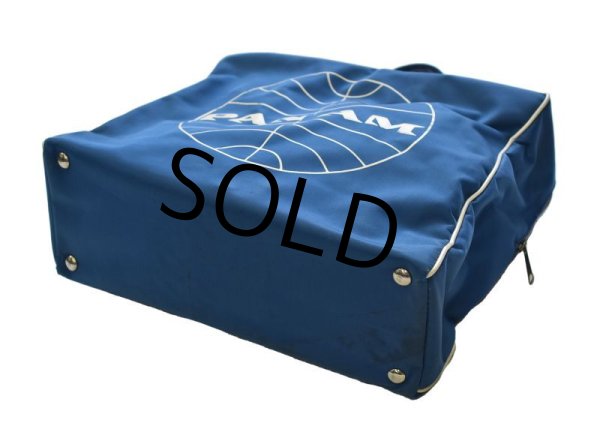 画像5: 70's【ビンテージ】【PANAM AIRLINE】【パンナム】パンアメリカン航空【エアラインバッグ】トートバッグ ハンドバッグ   (5)