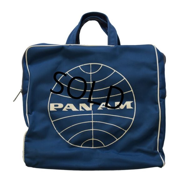 画像3: 70's【ビンテージ】【PANAM AIRLINE】【パンナム】パンアメリカン航空【エアラインバッグ】トートバッグ ハンドバッグ   (3)