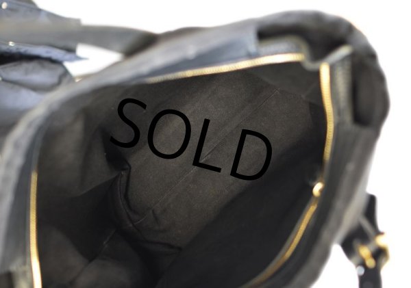 画像5: 【Kaufmann】カウフマン【黒】【レザーハンドル】【キャンバストートバッグ】  (5)