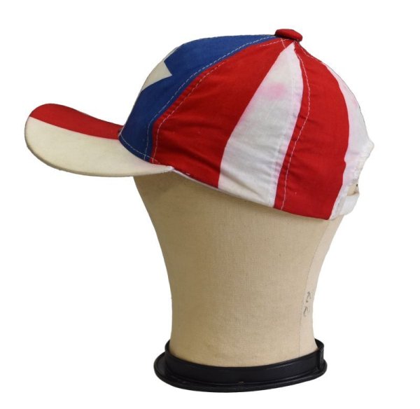 画像3: 【USA製】【ビンテージ】星条旗【キャップ】【白×赤×青】フリーサイズ   (3)