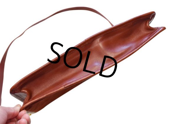 画像5: ビンテージ【ピエール・カルダン】【Pierre Cardin】【スエード☓レザー】【ブラウン】【がま口】【ショルダーバッグ】  (5)