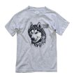 画像2: 【USA製】【ビンテージ】【シベリアンハスキー】犬【Tシャツ】【サイズS程度】レディース古着【youth L】  (2)