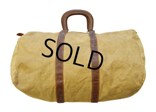 画像4: 40's【ビンテージ】WW2【米軍実物】コの字止め【U.S.ARMY】【ミニボストンバッグ】   (4)