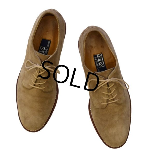 画像3: 【USA製】【RALPH LAUREN】ラルフローレン【サンドベージュ】ダーティーバックス【バックスシューズ】【10D】【28cm程度】  (3)