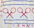 画像4: 90's【ビンテージ】USA製 Hane's【ヘインズ】【白×ピンク】【TENNIS】【テニスラケット】【襟付き】【Ｔシャツ】【サイズＬ】   (4)