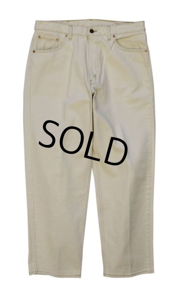 画像3: 【ビンテージ】【USA製】【LEVI'S】【リーバイス５６０】560【デニムパンツ】【オフホワイト】白【36Ｘ30】  (3)