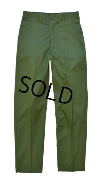 画像2: 程度良好!! 80's【米軍実物】【ビンテージ】OG507【ベイカーパンツ】【ユーティリティパンツ】【34×33】  (2)
