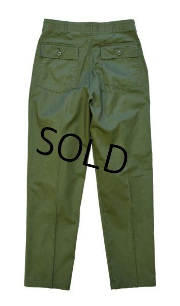 画像4: 程度良好!! 80's【米軍実物】【ビンテージ】OG507【ベイカーパンツ】【ユーティリティパンツ】【34×33】  (4)