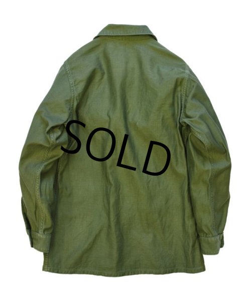 画像3: 【60's】【米軍実物】ビンテージ【U.S.ARMY】【OG107】【平ボタン】【ユーティリティシャツ】【サイズ14 1/2】  (3)