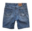 画像3: 【ビンテージ】【USA製】【LEVI'S】【リーバイス】５０５【505】ショートカットデニム【ショートパンツ】【W36】  (3)