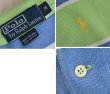 画像2: 【ラルフローレン】 【POLO ralph lauren】【黄緑ｘ水色ｘ白】【ボーダー】【ポロシャツ】 【サイズＭ】   (2)