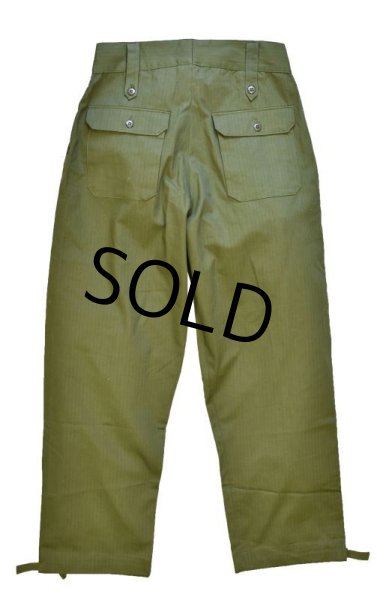 画像4: 【デッドストック】【40's】WW2【ビンテージ】イギリス軍【U.S.ARMY】ジャングルトラウザーズ【ヘリンボーンツイル】【HBTパンツ】 【カーゴパンツ】【サイズ8】  (4)